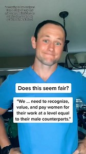 “We need to recognize, value, and pay women for their work at a level equal to their male counterparts.” #doctor #pediatrics #marriedinmedicine | Dr. Tommy Martin