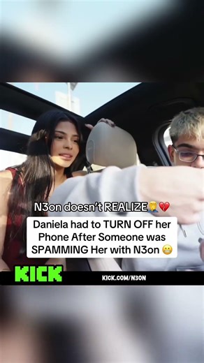 Daniela had to TURN OFF herPhone After Someone was SPAMMING Her with N3on 😬#n3on