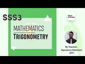 SSS3 Mathematics: Trigonometry