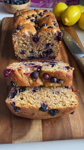 108K views · 2.4K reactions | Healthy Lemon Blueberry Bread 𢡄 https://hungryhappens.net/healthy-lemon-blueberry-bread-refined-sugar-free/ | hungry happens | Facebook