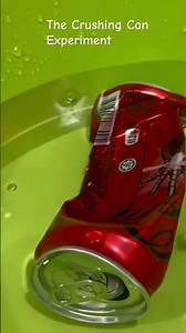 Crushing Can Science Experiment | Soda Can Collapse | Powerful Atmospheric Pressure #sciencefun