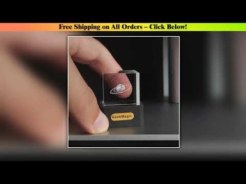 Creative Mini GeekMagic Crystal Display For Desktop Game Decoration Weather Station Gif Play