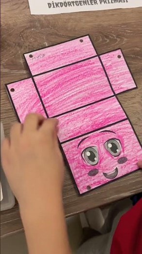 DIY 3D Rectangular Prism – Fun Geometry Craft! #easy #art #3d #maths #rectangular #prisma3d