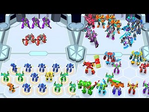 Robot Run Merge Battle _ Merge Master Robot Evolution 3d, Android Game Battle Merge