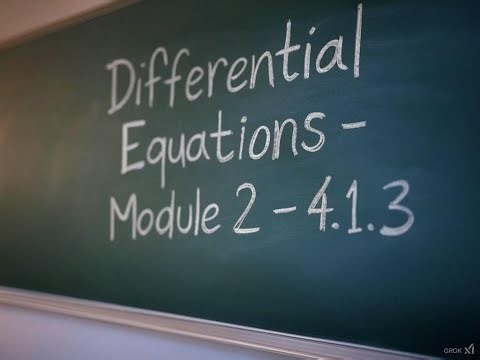 MA203- Module 2 - 4.1.3- Nonhomogeneous Eqn– Method -Undetermined Coefficients