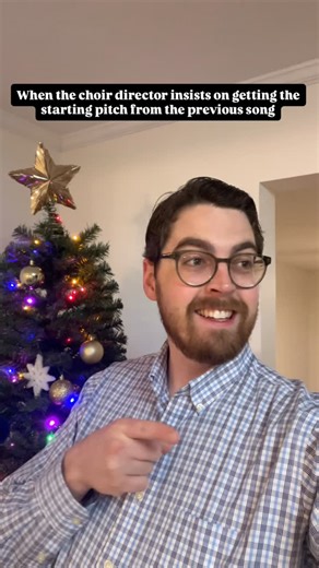 Robert Bosworth, Trained Musician™️ | Maybe we should get a G after all… #musicianlife #choir #singers #conductor #christmastime | Instagram