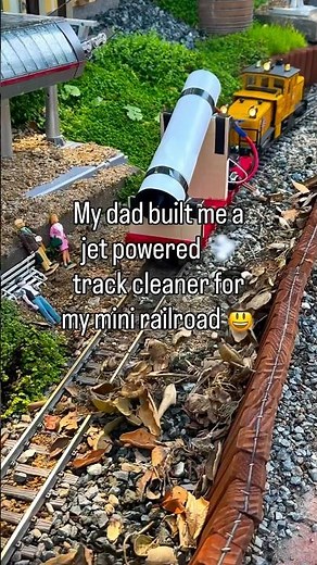 JET Powered Track Cleaner for Model Railway! #modelrailway