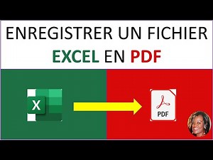 Comment enregistrer un fichier Excel en PDF