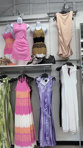 Don’t We Just Love A Nice Wall Refresh .. Sundress Season Is Almost Here Ladies 🌼💗🙂‍↕️! Come Get Yall Some Of These Cute Dresses For The Spring Time Perfect For Vacation As Well. #RainbowAmbassador #fypシ゚viral #TrendingNow