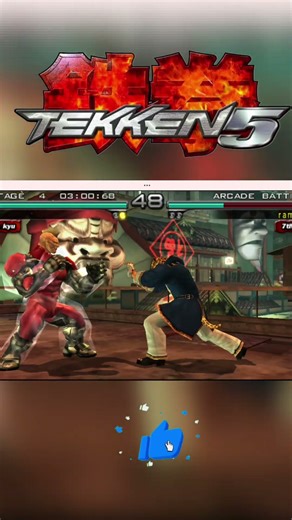 King vs Gun Jack – Power vs Machine Rage | 鉄拳5 | 테켄5 | Tekken 5 Battle #Shorts