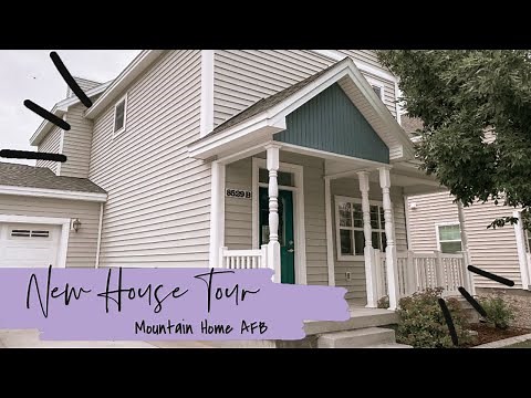 NEW HOUSE TOUR | Mountain Home AFB on-base Housing