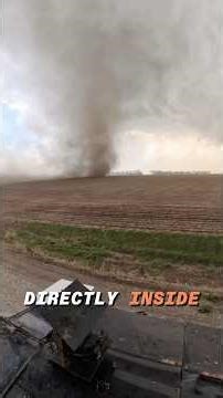 Inside a dust buster #tornado in the Dominator 3!