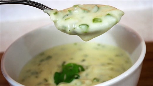 Delicious homemade cream of celery soup