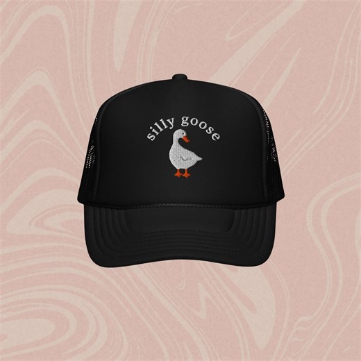 Embroidered Silly Goose Trucker Hat: Funny Outdoor Cap - Etsy Australia