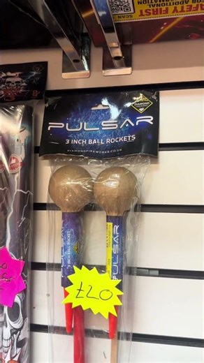 Giant Ball Mortar Pulsar Rockets #firework #rockets #pyro At Middleton Firework Shop Manchester