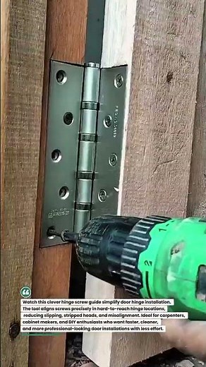 Hidden Hinge Screw Guide Makes Door Installation Faster & More Accurate #Woodworking #DIY #Tools