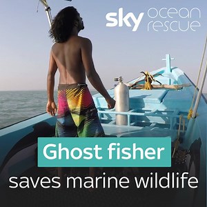 618K views · 1.3K reactions | #OceanHero Akhil Jude is a ghost fisher. His mission is to clear up the seas of discarded fishing gear that traps and kills marine wildlife #OceanRescue | Sky Zero | Facebook