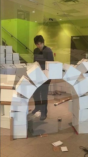 Crafting a Cardboard Igloo