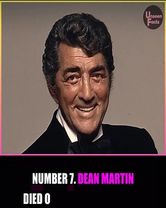 27K views · 1.1K reactions | Remembering Dean Martin, iconic crooner and Rat Pack star, who died at 78 from respiratory failure in 1995. #reels #reels2025 #deanmartin #lungcancer #legend #entertainer #kingofcool #actor #singer | Unseen Facts Compilations | Facebook