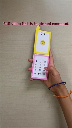 No glue paper crafts|| origami paper phone