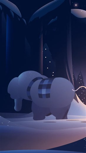 Hästens Beds Official on Instagram: "A glow in the forest. Snow Trunk is curious and begins to explore. @hastensbeds @winterlandsaga #Hästens #WinterlandSaga #Winterland #SnowValley #Blåmir #SnowTrunk"