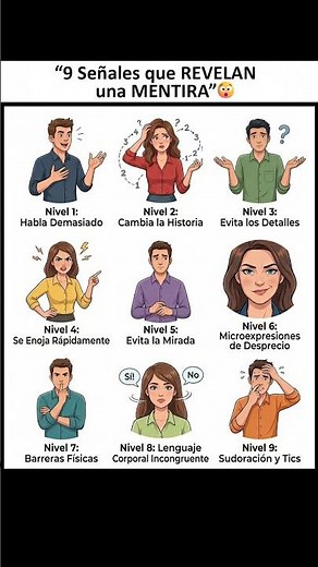 "9 Señales que REVELAN una MENTIRA" 😮