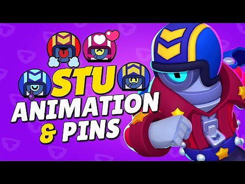 All STU Animation and Pins | Brawl Stars
