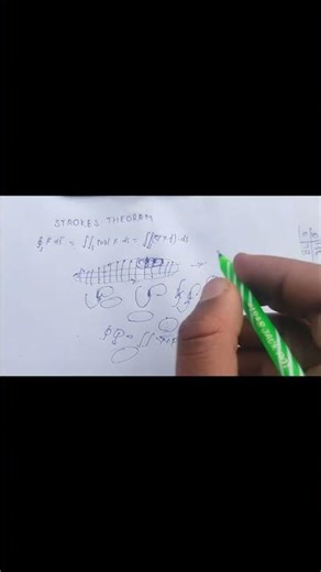 #Physics#BScPhysics strokes Theorem Explained in Hindi | BSc Physics | Vector Calculus Simple Trick