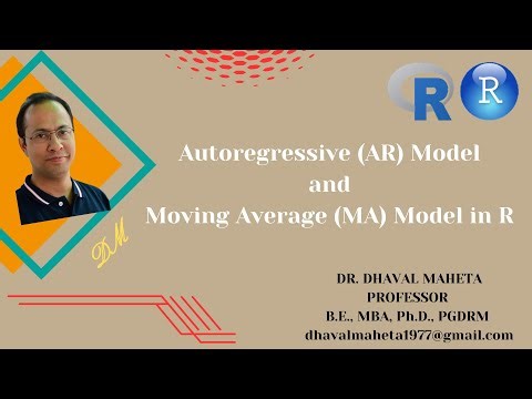 3. Autoregressive (AR) and Moving Average (MA) Model in R & R-Studio || Dr. Dhaval Maheta