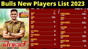 5.6K views · 610 reactions | Bengaluru Bulls All New Players List For Pro Kabaddi Season 10 | Bengaluru Bulls Squad 2023 #prokabaddi #bengalurubulls #pkl | Kannada Sports Expert | Facebook