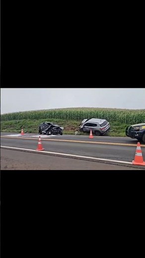 Head-on collision on BR-373 mobilizes rescue team in Coronel Vivida