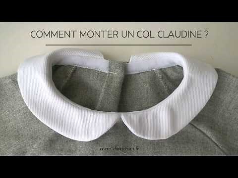 Comment coudre un col claudine ?