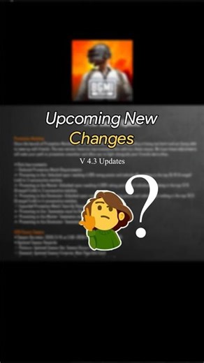 Upcoming New Changes in BGMI X PUBG V4.3 #bgmixpubg #bgmi #newupdate