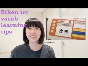 How I studied vocabulary for Eiken 1st grade