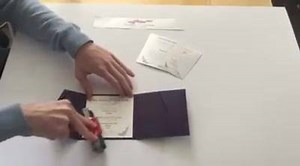 7.6K views · 18 reactions | So how do you assemble a pocket fold invite?...Like this! The full set you see here includes folder, invite, information card, RSVP with envelope, wrapping band and envelope for posting. All for €3.25. | The Wedding Scribblers | Facebook