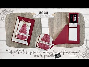 *Tutoriel* Carte surprise pour carte cadeau au pliage original avec les produits Stampin' Up!