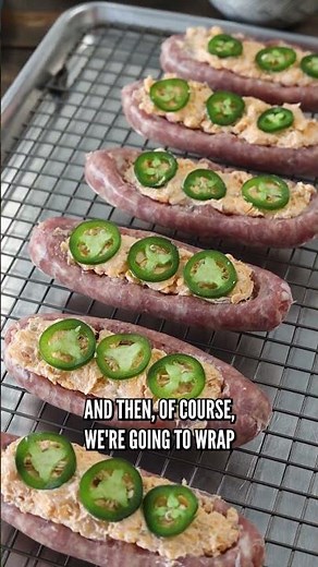 Bacon Wrapped Sausage Popper Recipe | BBQGuys