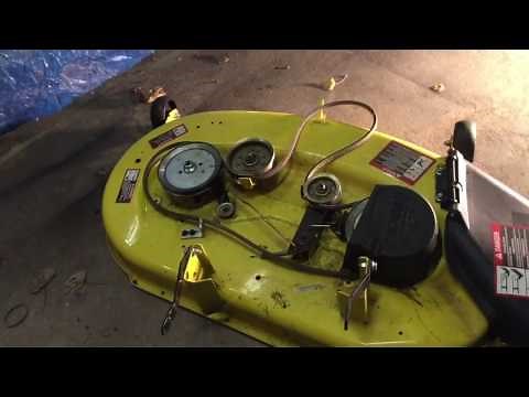 Cleaning and Painting Mower Deck John Deere
