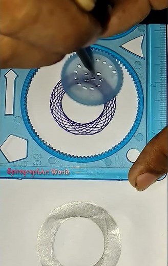 Spirograph Part 39 | Draw a Perfect Circle Pattern | Amazing Spirograph Art #SpirographArtWorld