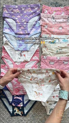 Girls Underwear | Soft Panties for Toddlers & Little Kids 👧✨#FallintoShorts