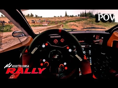 Assetto Corsa Rally in Triple Screen with LANCIA 037 EVO │ ALSACE │ Light Rain │ RTX 4090 │ SIMAGIC
