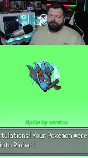 The Wildest Pokémon Fusion: Zubat and Riolu! #Pokemon #shorts