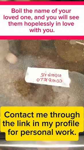 1.6K views · 2.4K reactions | Boil the name of your loved one,and you...