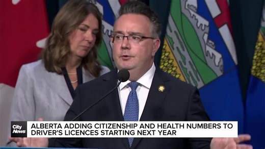 Alberta adding citizenship, health number to driver’s licences