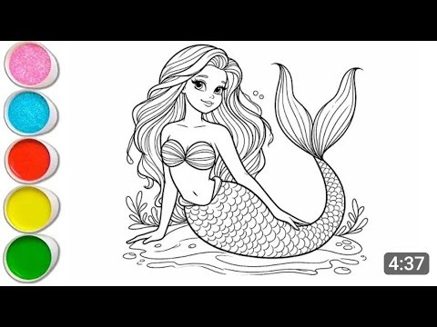 Beautiful Princess Drawing for kids and toddlers |