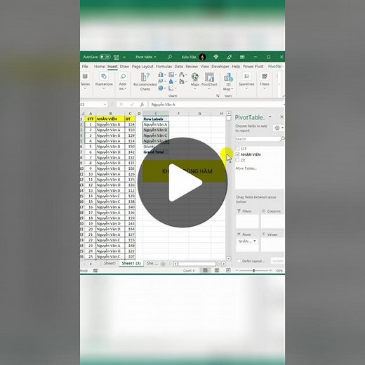 Tính năng hay nhất trong Excel #ongchuexcel #vulaci #learnontiktok #thanhcongnghe #excel #hocexcel.