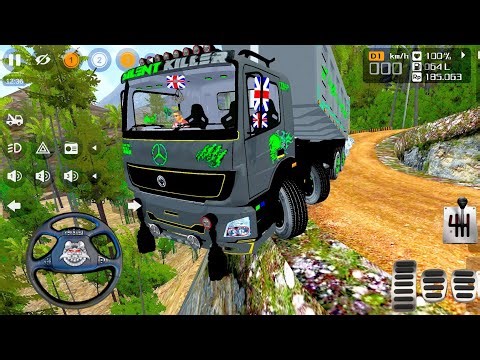 Bharat Benz 12 Wheeler Dumper Truck Driving In Indian Offroad | Bus Simulator Indonesia | Bussid Mod