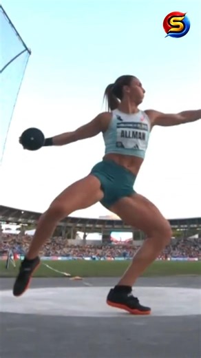 The Undisputed Queen of Discus: Valarie Allman! 🇺🇸🔥 #shorts #athletics