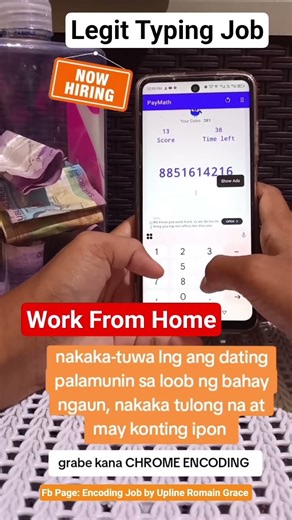 Hiring Data Encoder. Work online job. full time part time job. pwede kahit sino. Earning App Cp