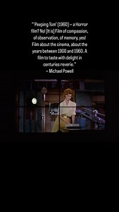 62 reactions · 7 comments | ”‘Peeping Tom’ (1960) — a Horror film?...